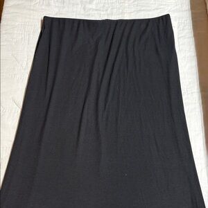 Whimsigoth A New Day Women's XL NWT Black Ribbed Maxi Stretch Skirt Goth Grunge